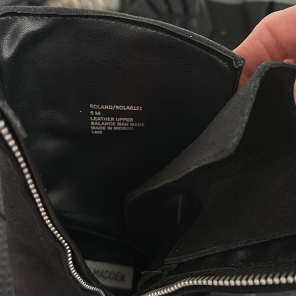 Steve Madden Roland Buckle Moto Platform Lug-sole Combat boots - Picture 5 of 5